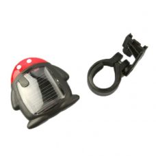 Penguin Shape Solar Bike Warning Red LED Tail Light