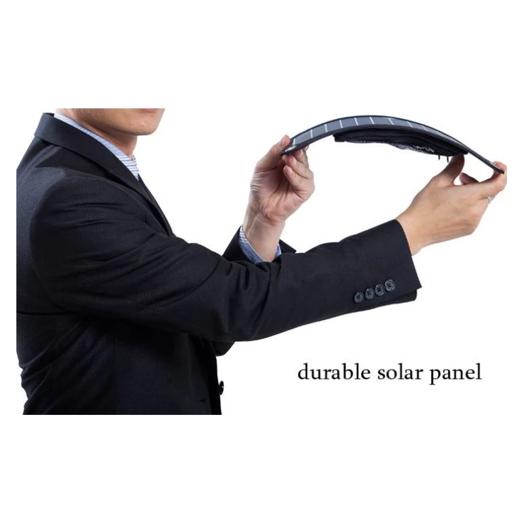 Solar Smart Backpack Sport with 6.5W Solar Panel and Water Bag Home