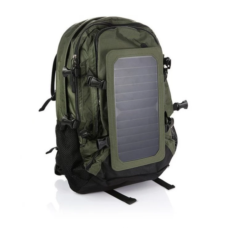 Solar Smart Backpack Charger with Removable 6.5W Solar Panel Home