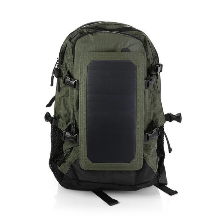 Solar Smart Backpack Charger with Removable 6.5W Solar Panel Home