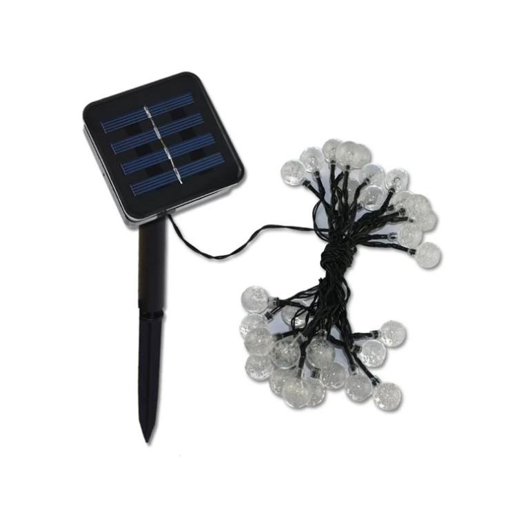 Solar Cristal Balls Fairy String 30 LED Party Decoration Lights