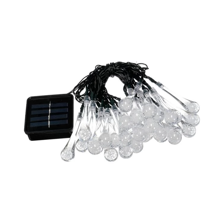 Solar Raindrop Fairy String 30 LED Party Decoration Lights