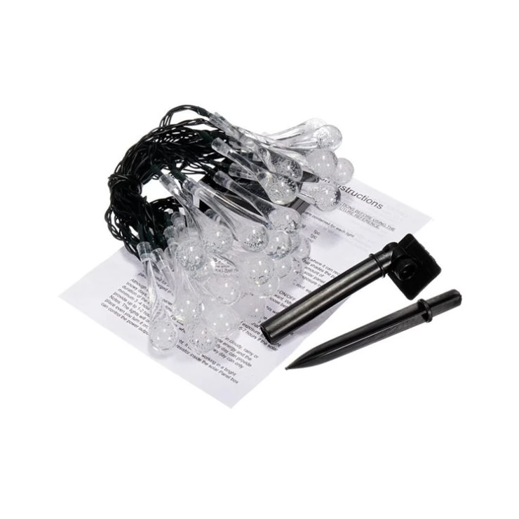 Solar Raindrop Fairy String 30 LED Party Decoration Lights