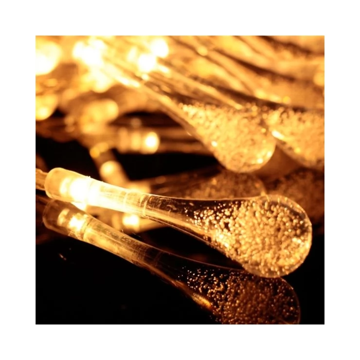 Solar Raindrop Fairy String 30 LED Party Decoration Lights