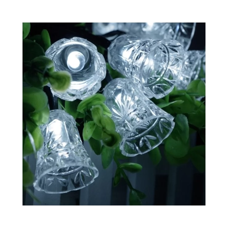 Solar Small Bells Fairy Light 20 LED String Outdoor Party Decoration