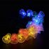 Solar Small Bells Fairy Light 20 LED String Outdoor Party Decoration