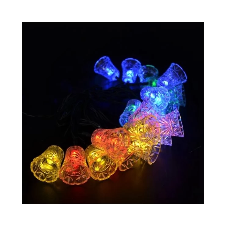 Solar Small Bells Fairy Light 20 LED String Outdoor Party Decoration