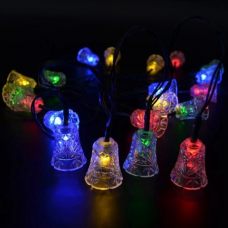 Solar Small Bells Fairy Light 20 LED String Outdoor Party Decoration