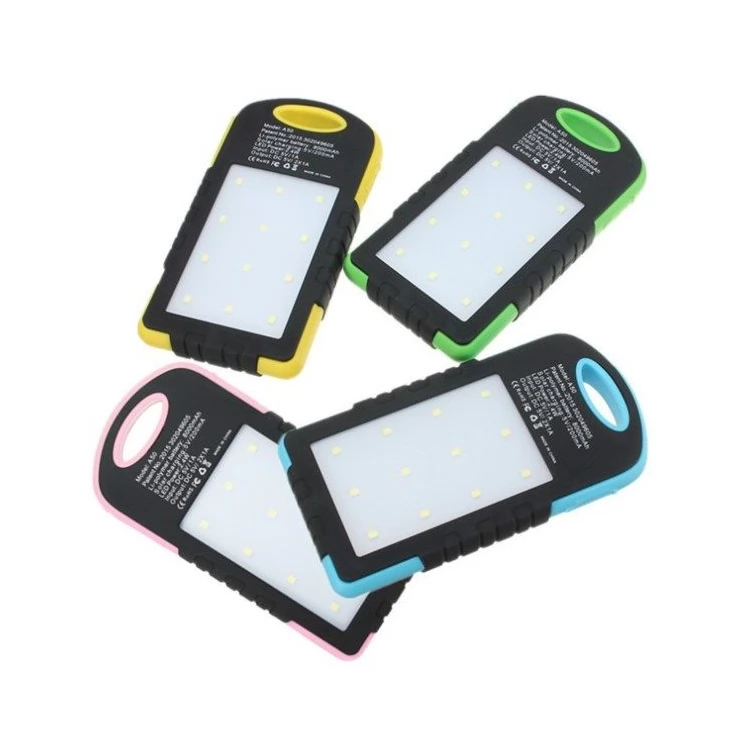 8000mAh Solar Battery Charger Universal Travel Portable Power Bank