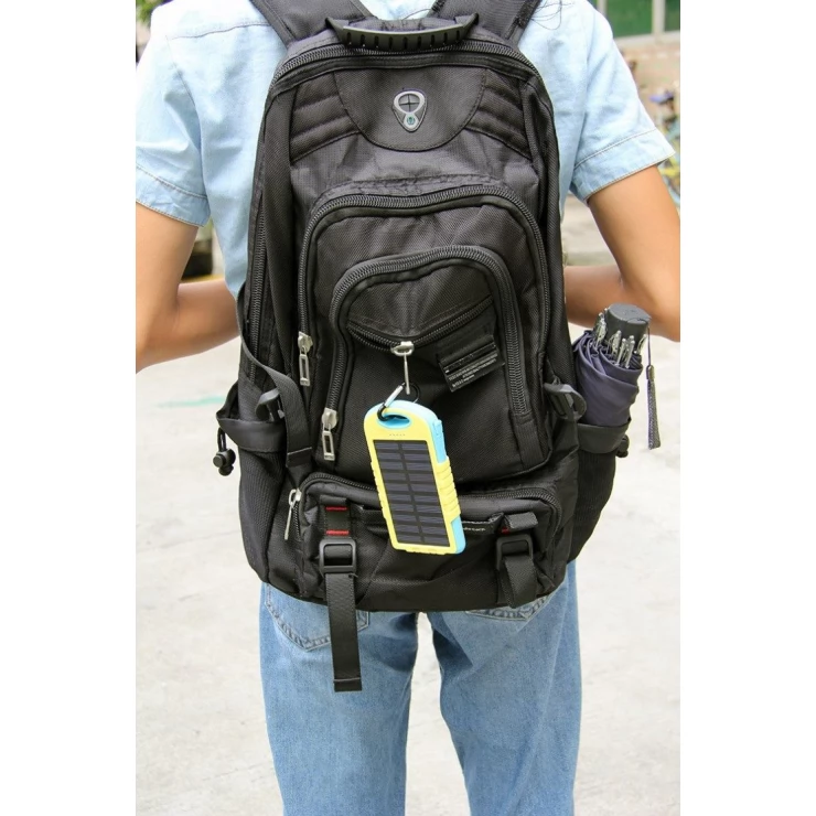 8000mAh Solar Battery Charger Universal Travel Portable Power Bank