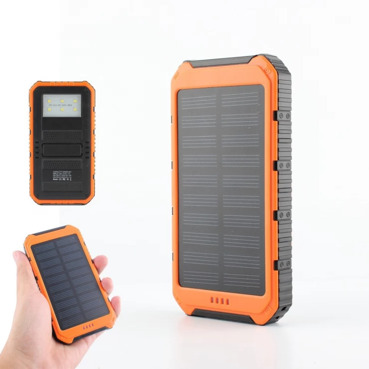 15000mAh Dual USB Universal Solar Battery Charger Mobile Power Bank Home