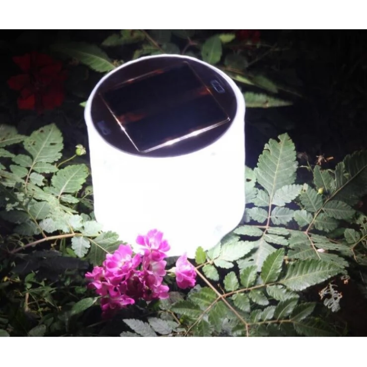 Portable Solar Camping Light 10 LED Foldable Travel Lantern