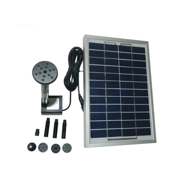 12V 5W Solar Fountain with Brushless Water Pump for Garden Pond Landscape Decoration