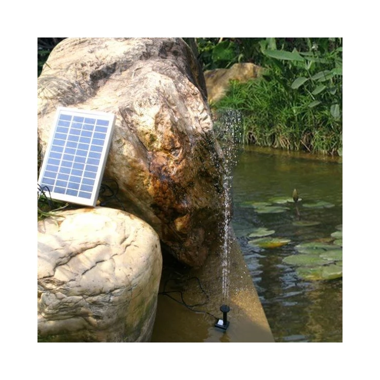 12V 5W Solar Fountain with Brushless Water Pump for Garden Pond Landscape Decoration