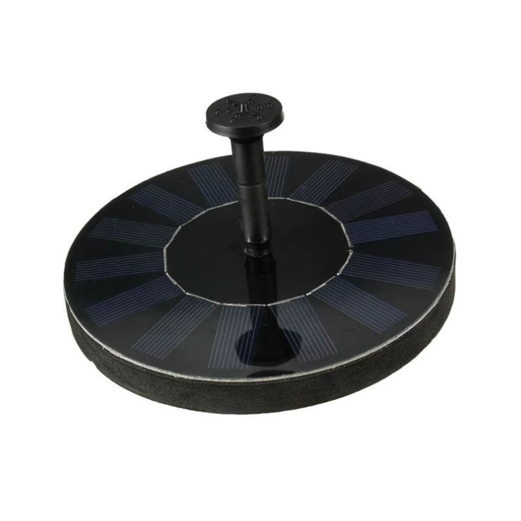 7V 1.4W Solar Floating Mini Fountain with Brushless Water Pump for garden Landscape Decoration