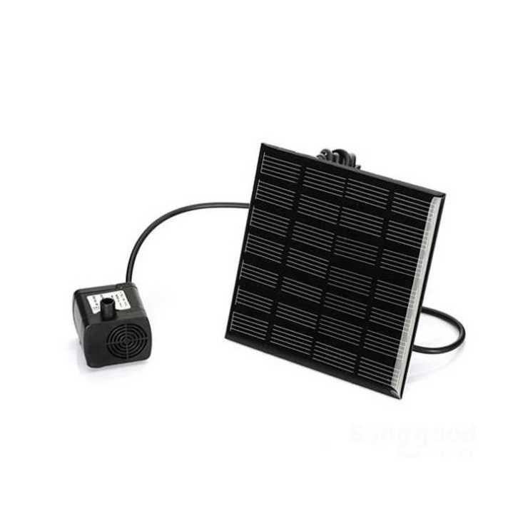 7V 1.12W Compact Solar Pond Fountain Water Pump for Garden Decoration Solar Water Pumps
