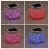 Indoor solar light Ceramic Color Changing Solar Table Lamp suitable for Garden