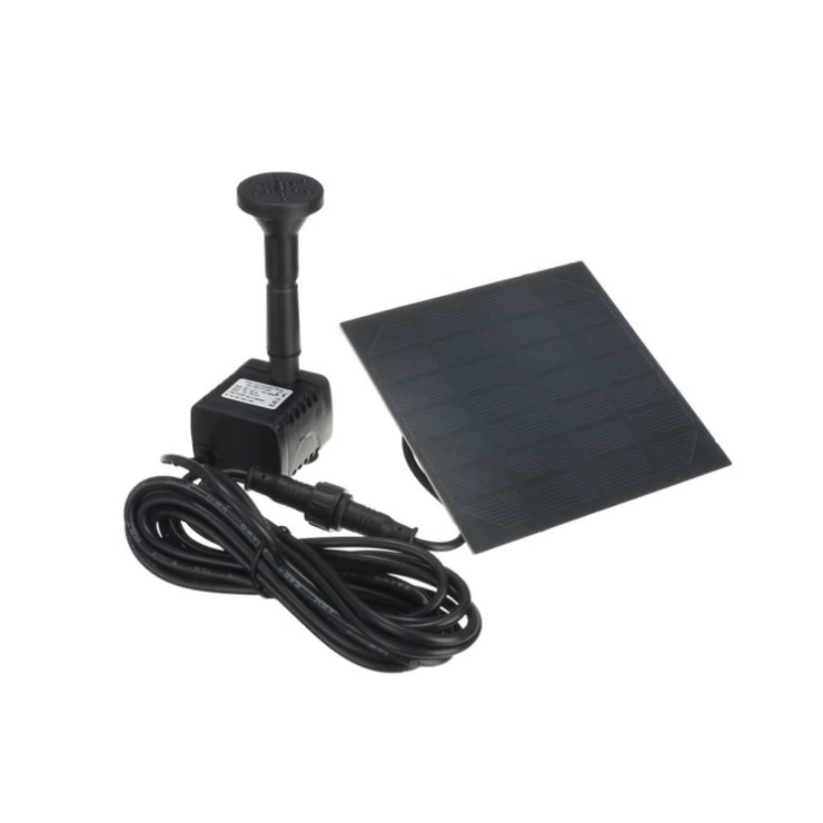 Outdoor 7V 1.2W Solar Water Feature with submersible Water Pump for Garden Pond Solar Water Pumps