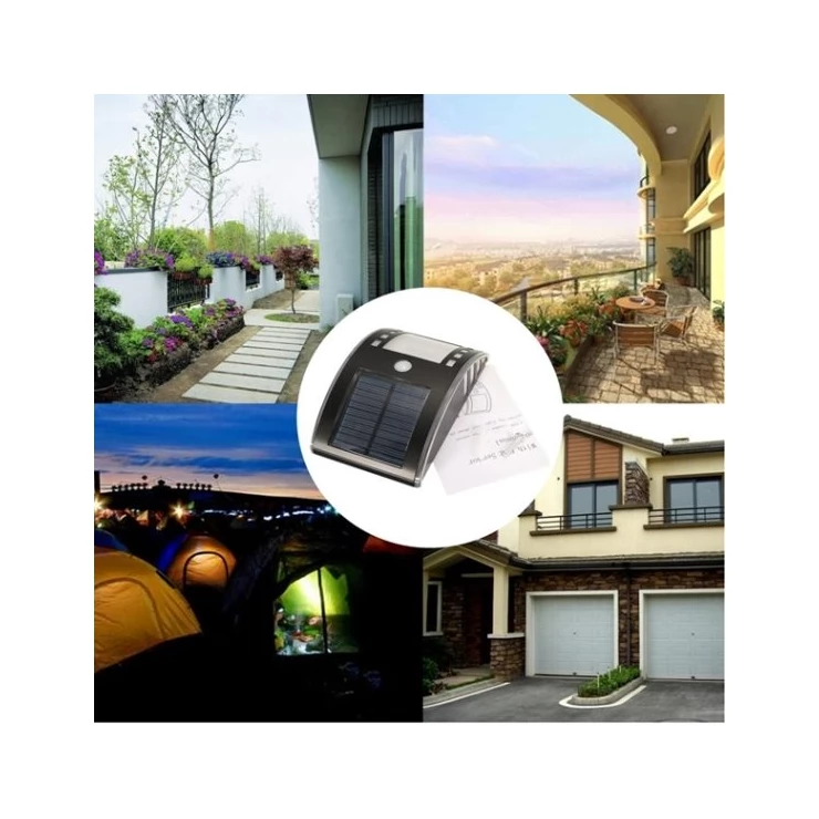 LED Solar Pathway emergency Light with PIR Motion Sensor Wall Mount