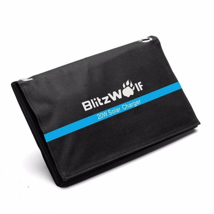 BlitzWolf 20W Foldable Portable Solar panel Charger
