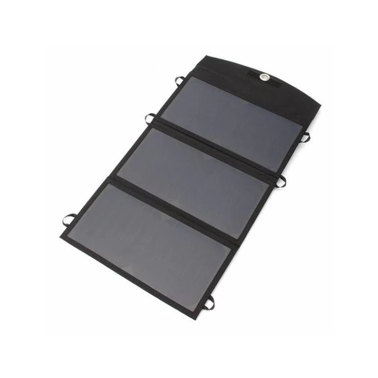 Portable 20W Foldable Solar Battery Charger panel with Dual USB Port