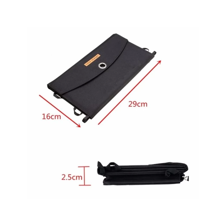 Portable 20W Foldable Solar Battery Charger panel with Dual USB Port