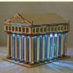 Solar 3D Wooden Puzzle DIY Educational Toy – Temple of Zeus assembly model