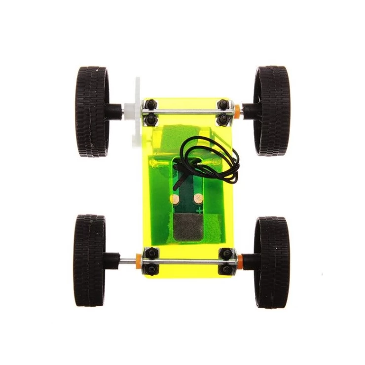 Mini Solar Car Educational Toy model for self-assembly