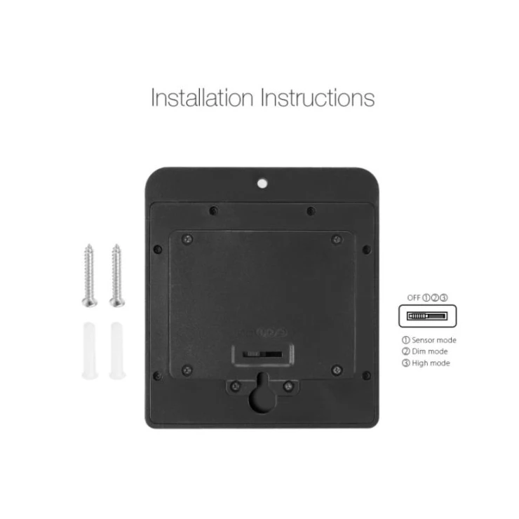 Bright Solar 30 LED security wall light with PIR Motion Sensor