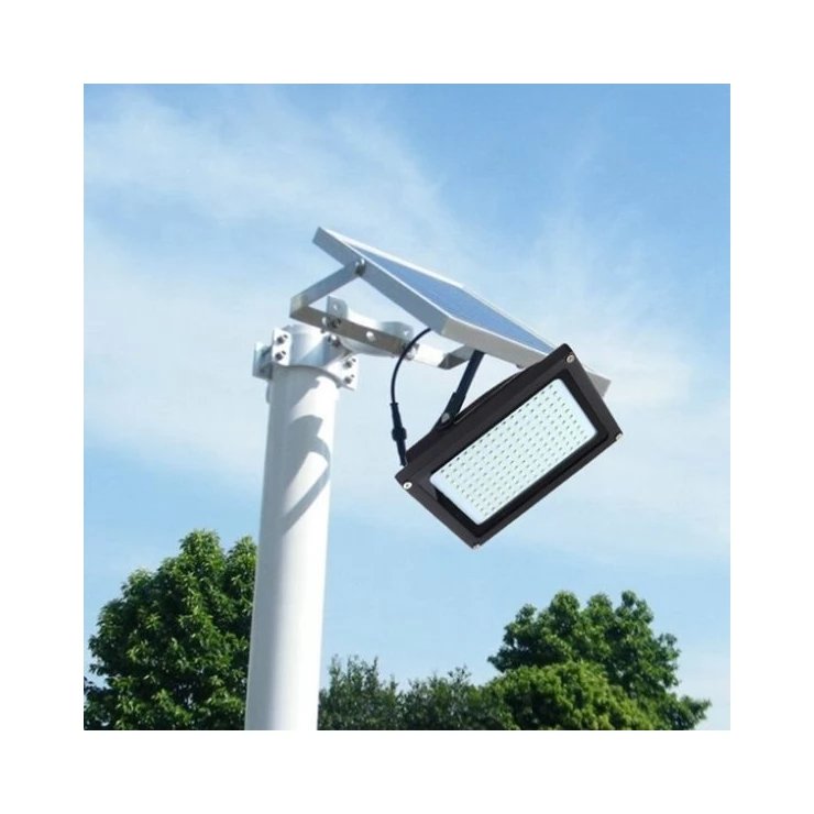 Outdoor ultra-bright 8W 150 LED Solar Flood Light with Motion Sensor Garden Security Lamp