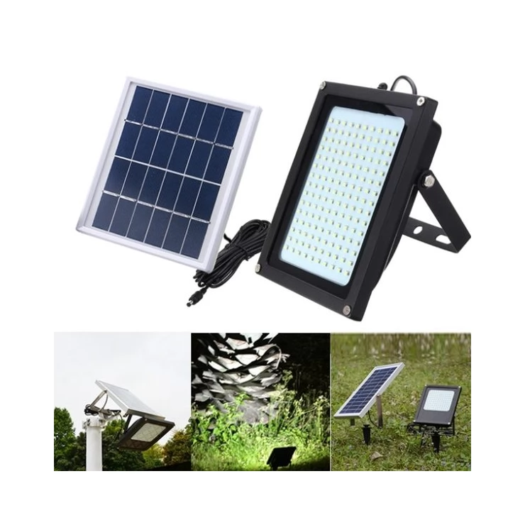 Outdoor ultra-bright 8W 150 LED Solar Flood Light with Motion Sensor Garden Security Lamp