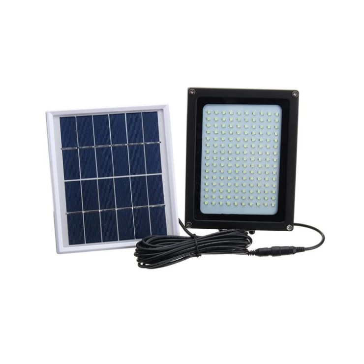 Outdoor ultra-bright 8W 150 LED Solar Flood Light with Motion Sensor Garden Security Lamp