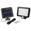 Ultra-Bright 56 LED Solar Flood Light with Security PIR motion sensor and wall mount