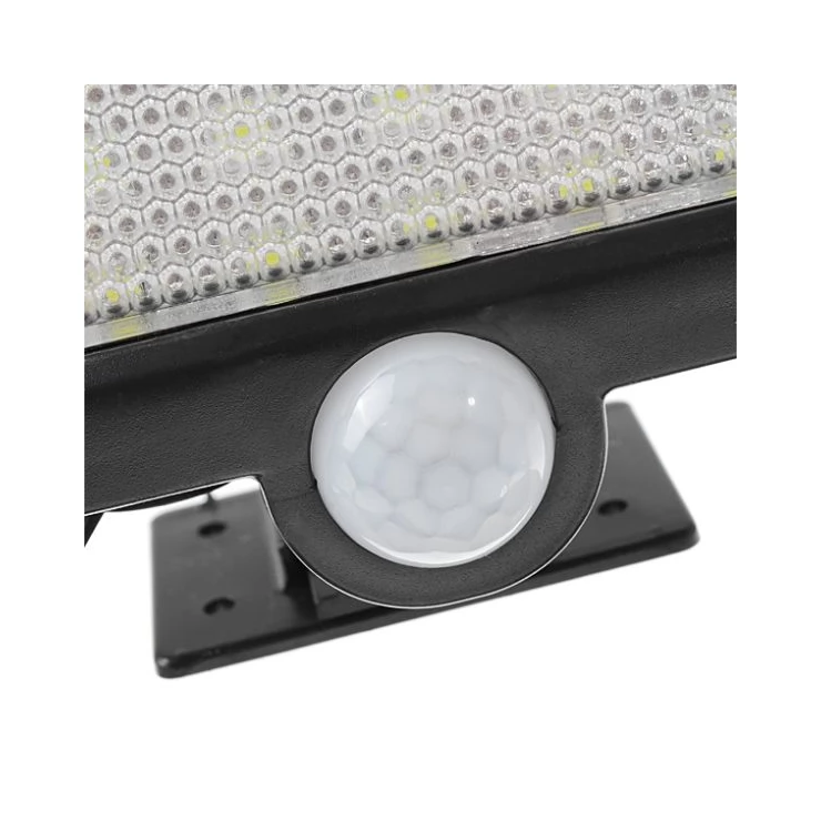 Ultra-Bright 56 LED Solar Flood Light with Security PIR motion sensor and wall mount