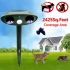 Ultrasonic dual speaker Solar animal repeller with Motion Sensor