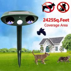 Ultrasonic dual speaker Solar animal repeller with Motion Sensor