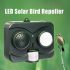 Acousto-Optic LED Ultrasonic Solar birds repeller with wall mount