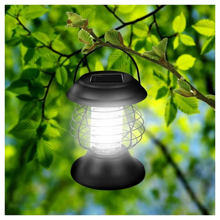 Outdoor UV Solar mosquito zapper Insect killer LED lamp