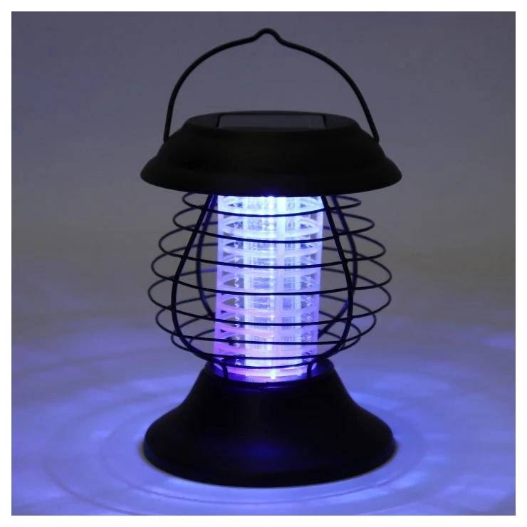 Outdoor UV Solar mosquito zapper Insect killer LED lamp