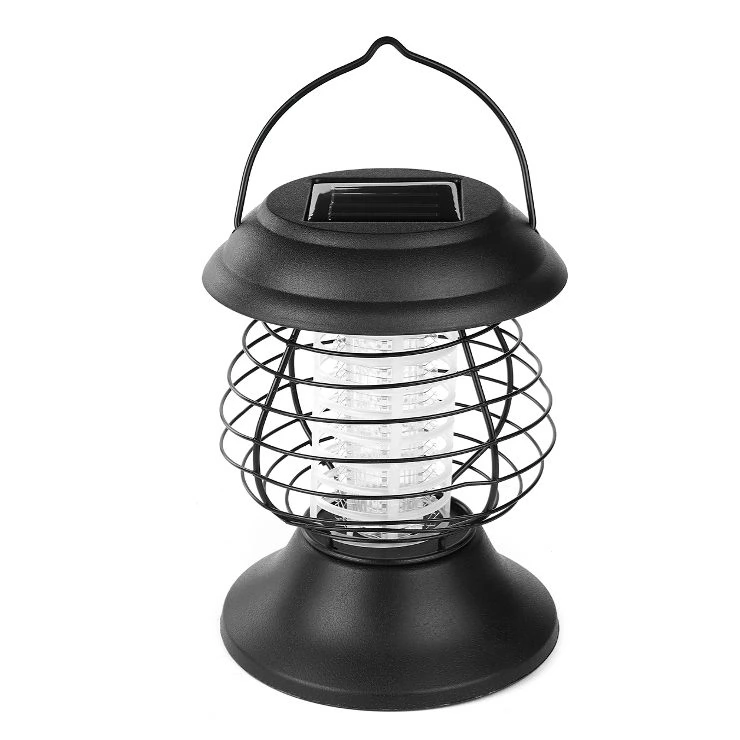 Outdoor UV Solar mosquito zapper Insect killer LED lamp