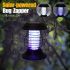 Outdoor UV Solar mosquito zapper Insect killer LED lamp