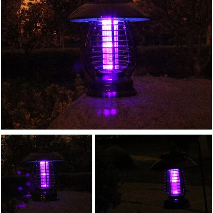 Garden Solar bug zapper & mosquito killer universal outdoor LED Lamp