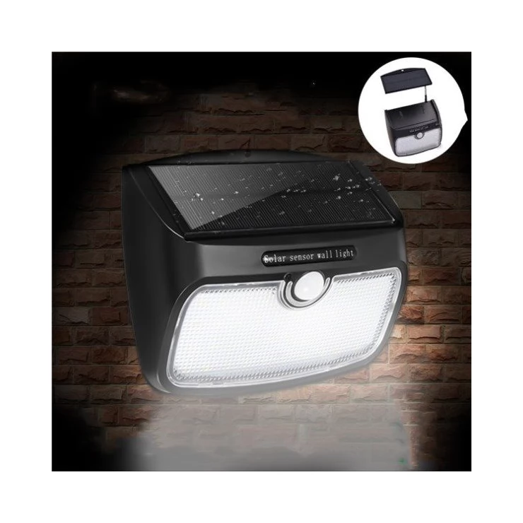 Outdoor Bright 5W 48 LED wall Solar Motion Sensor Light with detachable Solar Panel