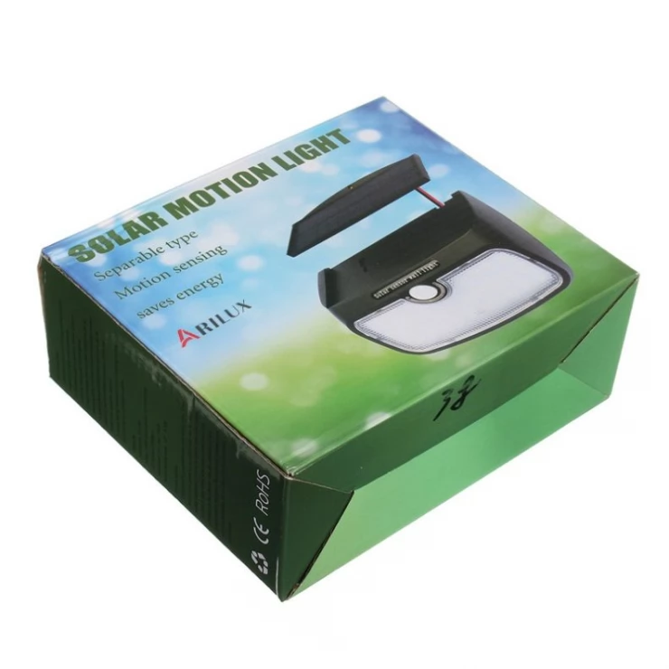 Outdoor Bright 5W 48 LED wall Solar Motion Sensor Light with detachable Solar Panel