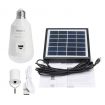 Multifunctional 7W 14 LED Solar Camping Light Bulb with USB charger