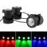 Underwater submersible LED Solar Pool Lights with triple spotlight heads