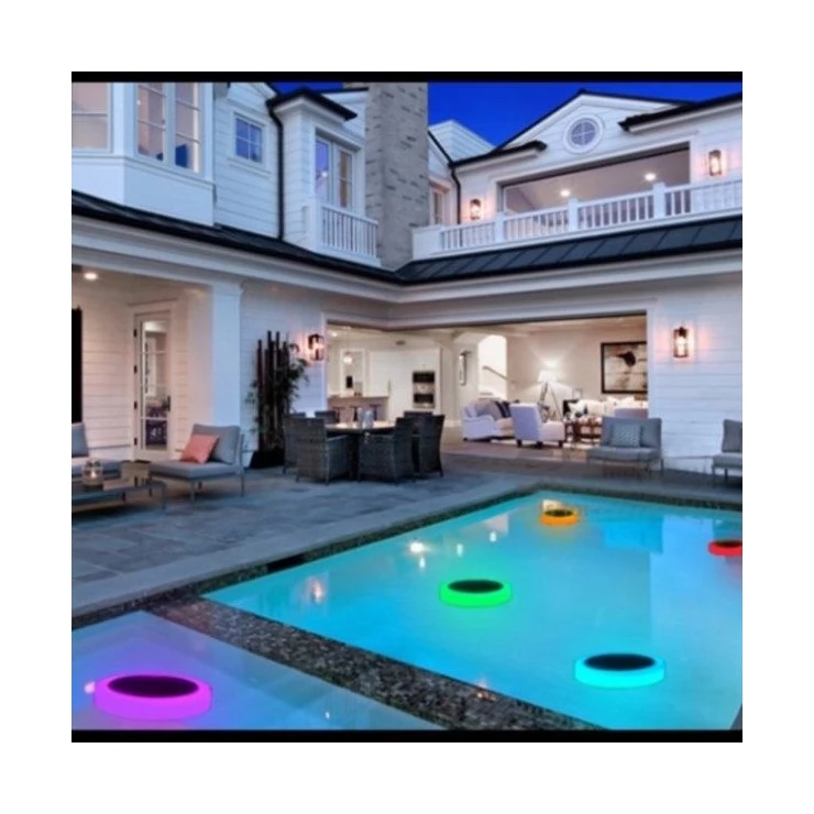 Colourful LED Solar Floating Light for Pool, Pond or Garden outdoor decoration with Remote