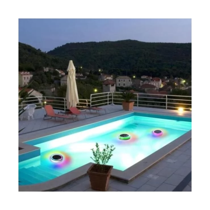 Colourful LED Solar Floating Light for Pool, Pond or Garden outdoor decoration with Remote