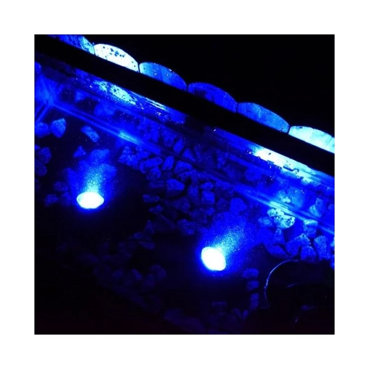 Submersible Underwater LED Solar Pool Light with Dual spotlight heads