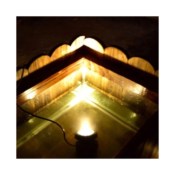 Submersible Underwater LED Solar Pool Light with Dual spotlight heads